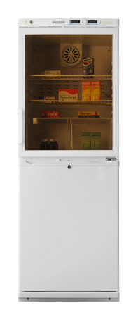 Холодильник фармацевтический двухкамерный Pozis ХФД-280-1 (140 л/140 л) (стекло/металл, арт. 256JV)